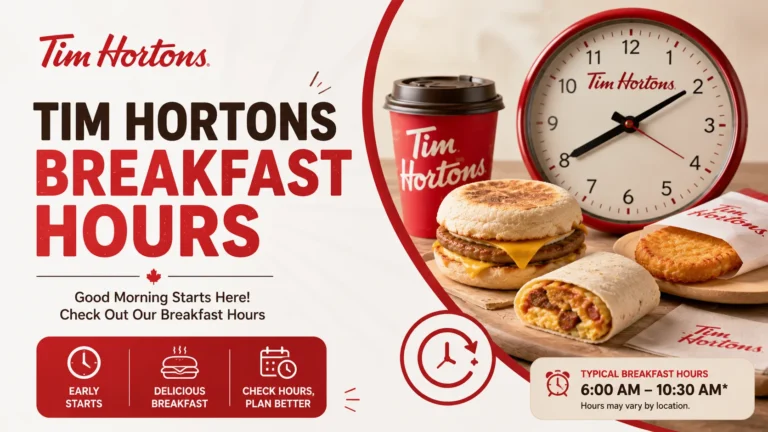 Tim Hortons Breakfast Hours
