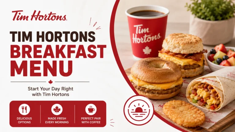 Tim Hortons Breakfast Menu 11 Tim Hortons Breakfast Menu