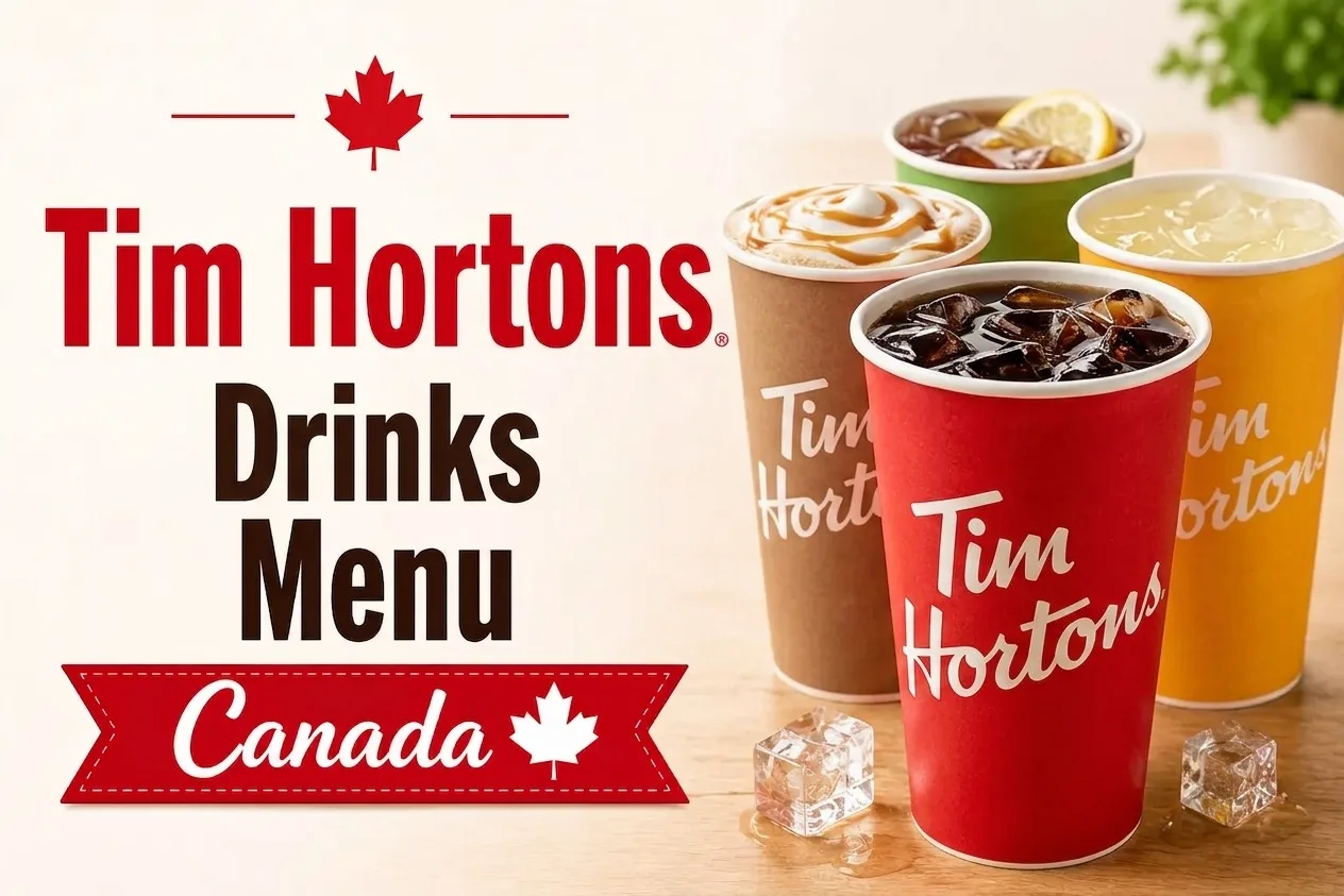 Tim Hortons Drinks Menu