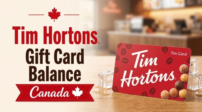 Tim Hortons Gift Card Balance