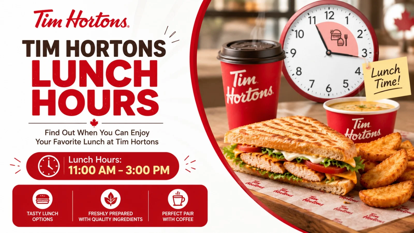 Tim Hortons Lunch Hours