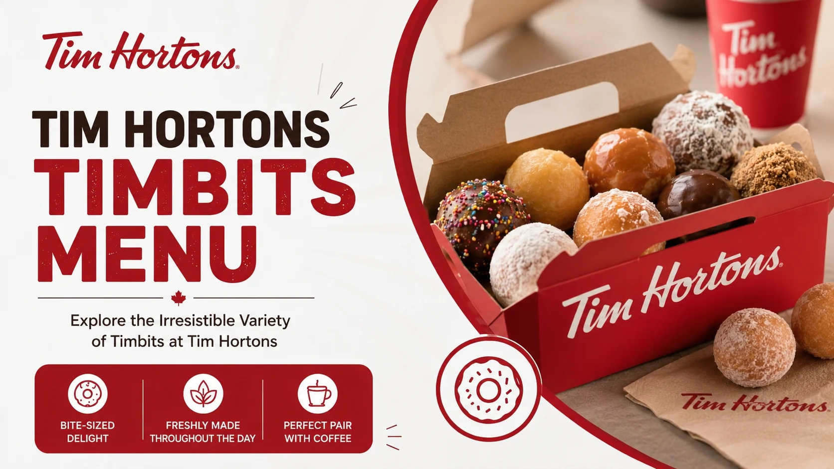 Tim Hortons Timbits Menu 1 Tim Hortons Timbits Menu