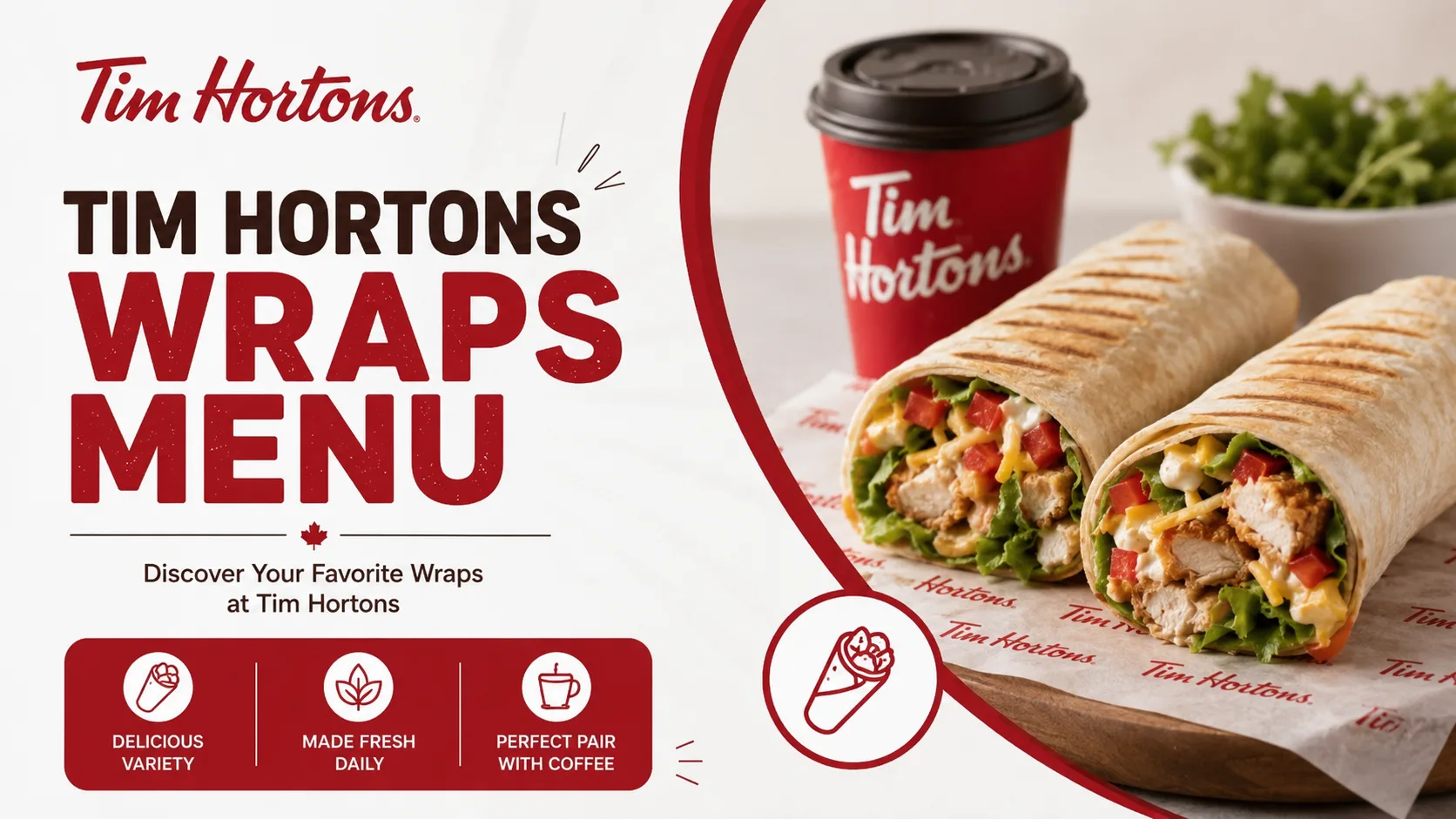 Tim Hortons Wraps Menu
